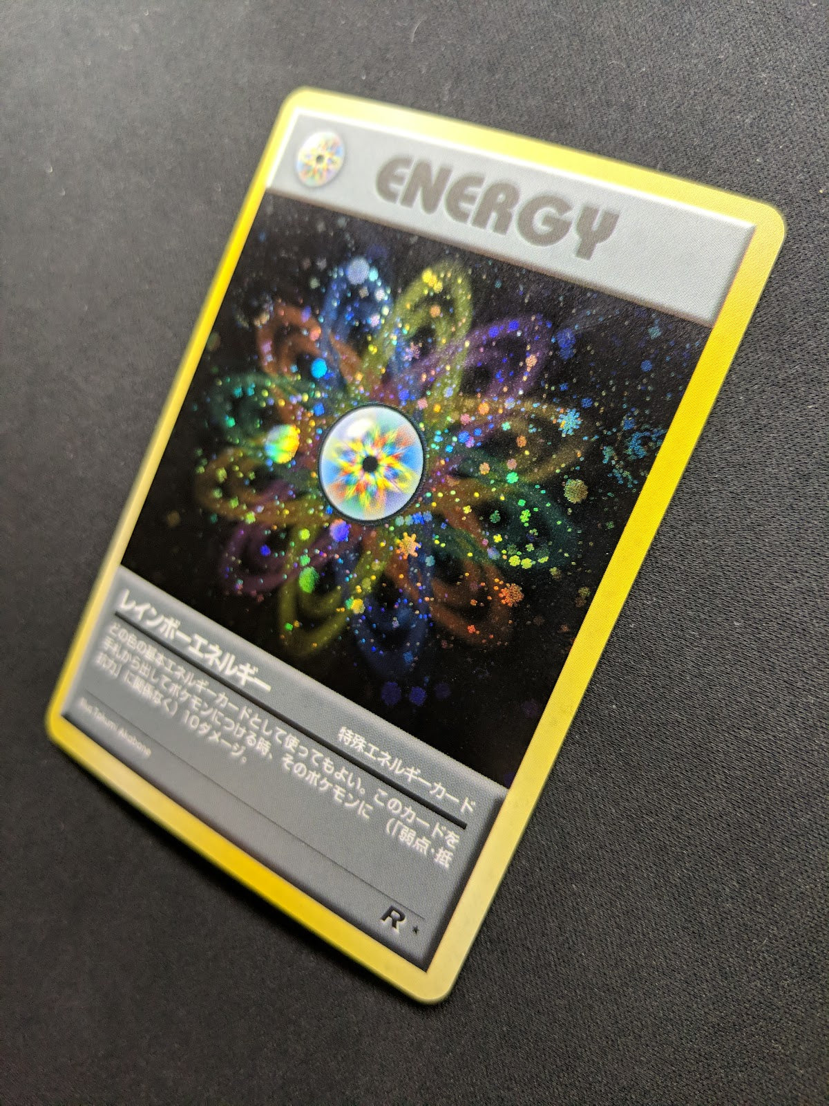 Rainbow Energy Team Rocket Pokemon Japanese Rare Holo 1997 WOTC Foil NM