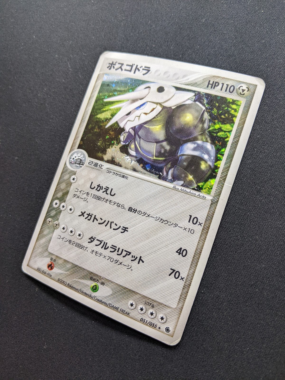 Aggron ex Ruby & Sapphire 051/055 Pokemon Japanese Unlimited Rare Holo ADV DM