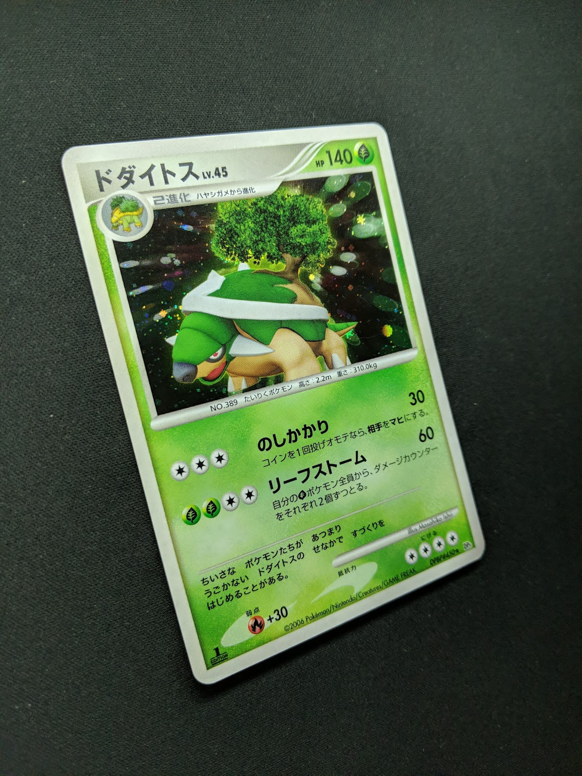 Torterra DP1 Diamond & Pearl Pokemon 1st Edition DPBP#450 Japanese Holo MP/LP