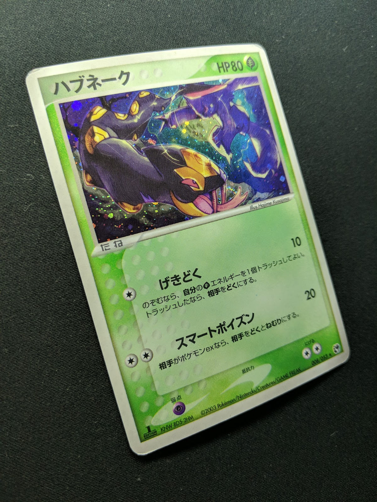 Seviper ex Sandstorm 008/053 Pokemon 1st Edition Japanese Rare Holo 2003 MP