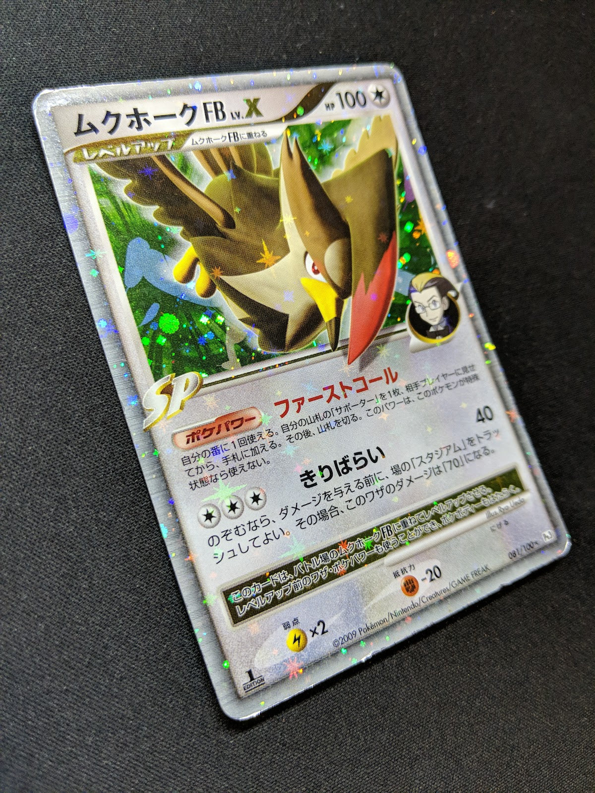 Staraptor FB LV.X Pt3 Supreme Victors 081/100 Pokemon 1st Ed Japanese Holo MP