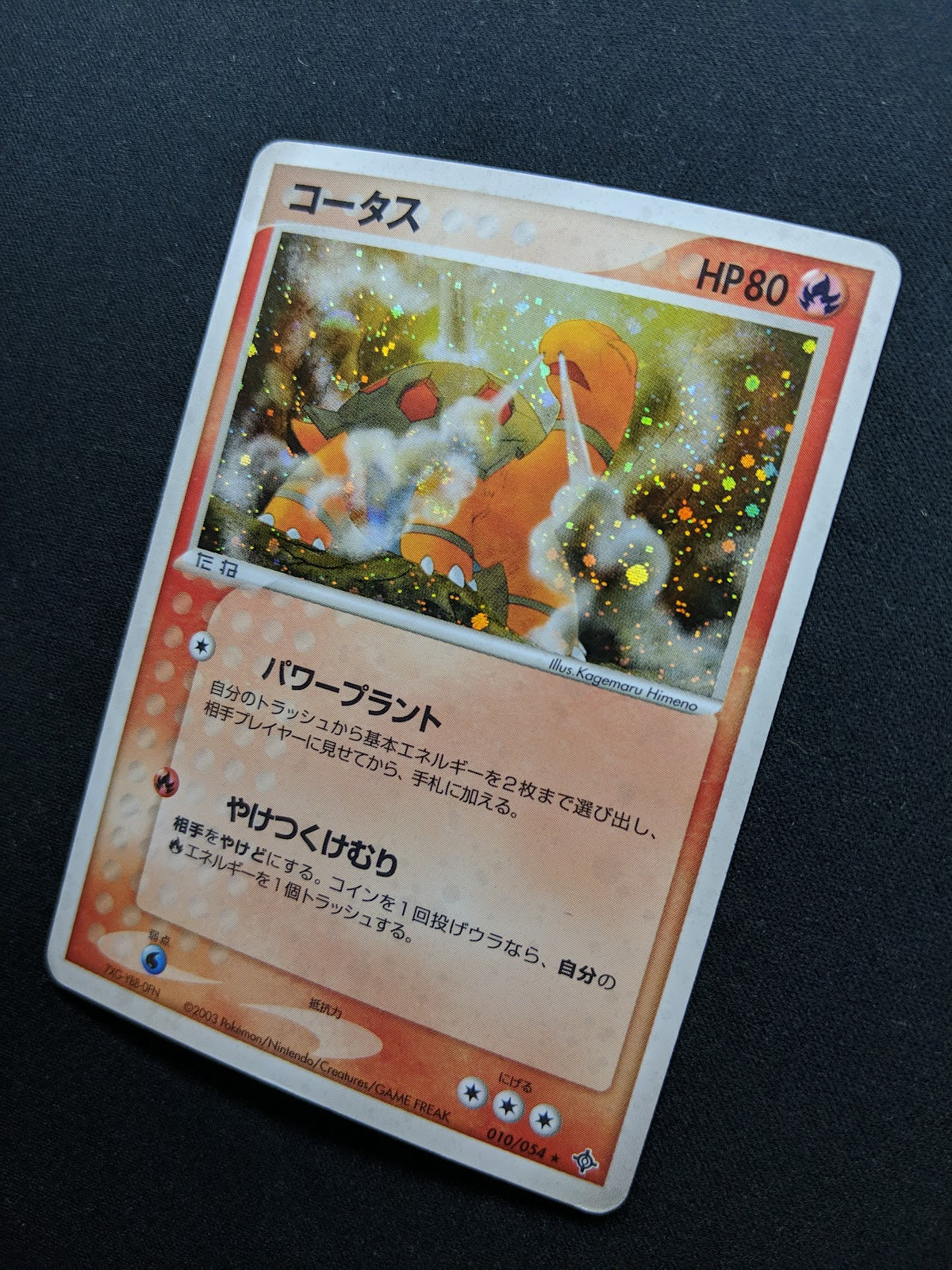 Torkoal ex Dragon 010/054 Pokemon Japanese Unlimited Rare Holo 2003 ADV MP