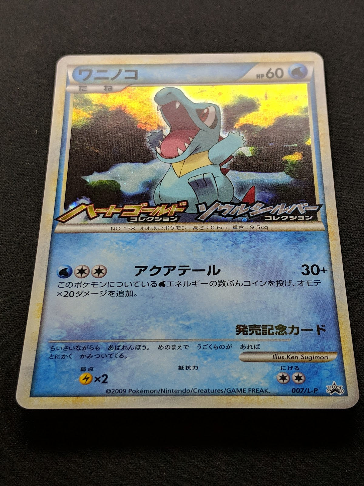 Totodile 007/L-P Promo Pokemon Japanese Holo 2009 Stamp Release Campaign LP/NM