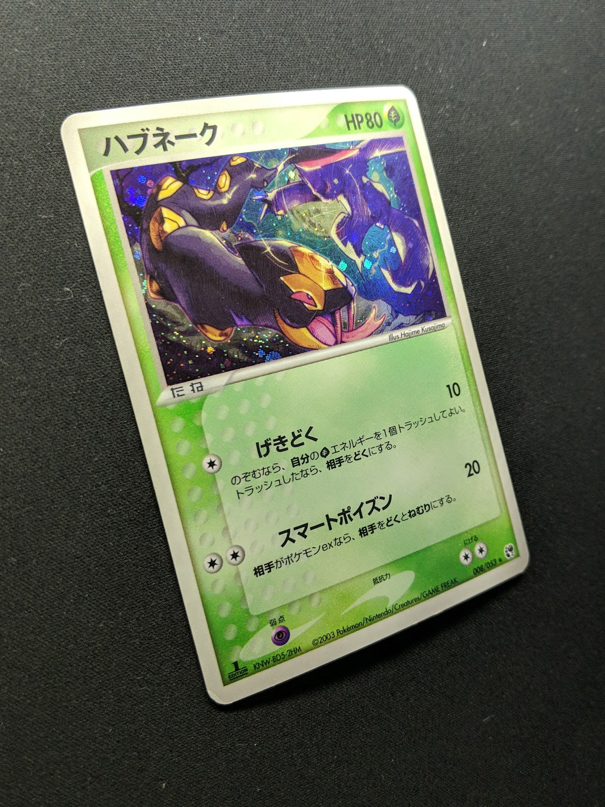 Seviper ex Sandstorm 008/053 Pokemon 1st Edition Japanese Rare Holo 2003 MP/LP