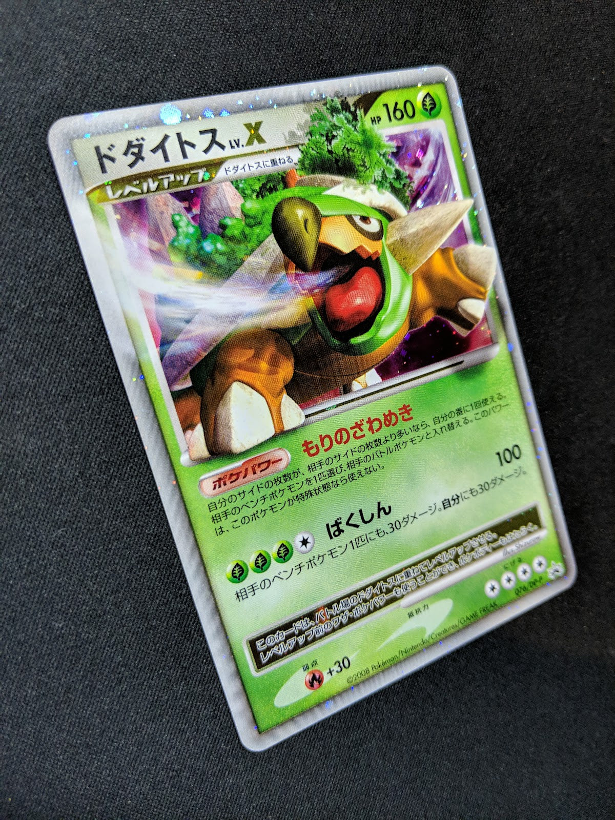 Torterra LV.X 076/DP-P Promo Pokemon Japanese Holo Foil 2008 Special Pack LP