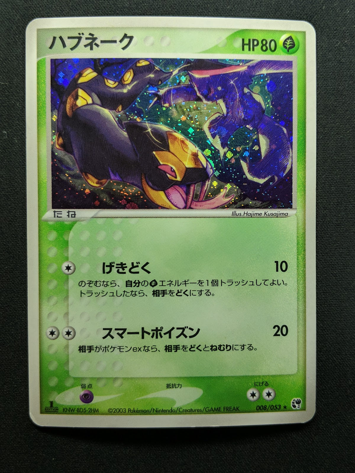 Seviper ex Sandstorm 008/053 Pokemon 1st Edition Japanese Rare Holo 2003 MP/LP