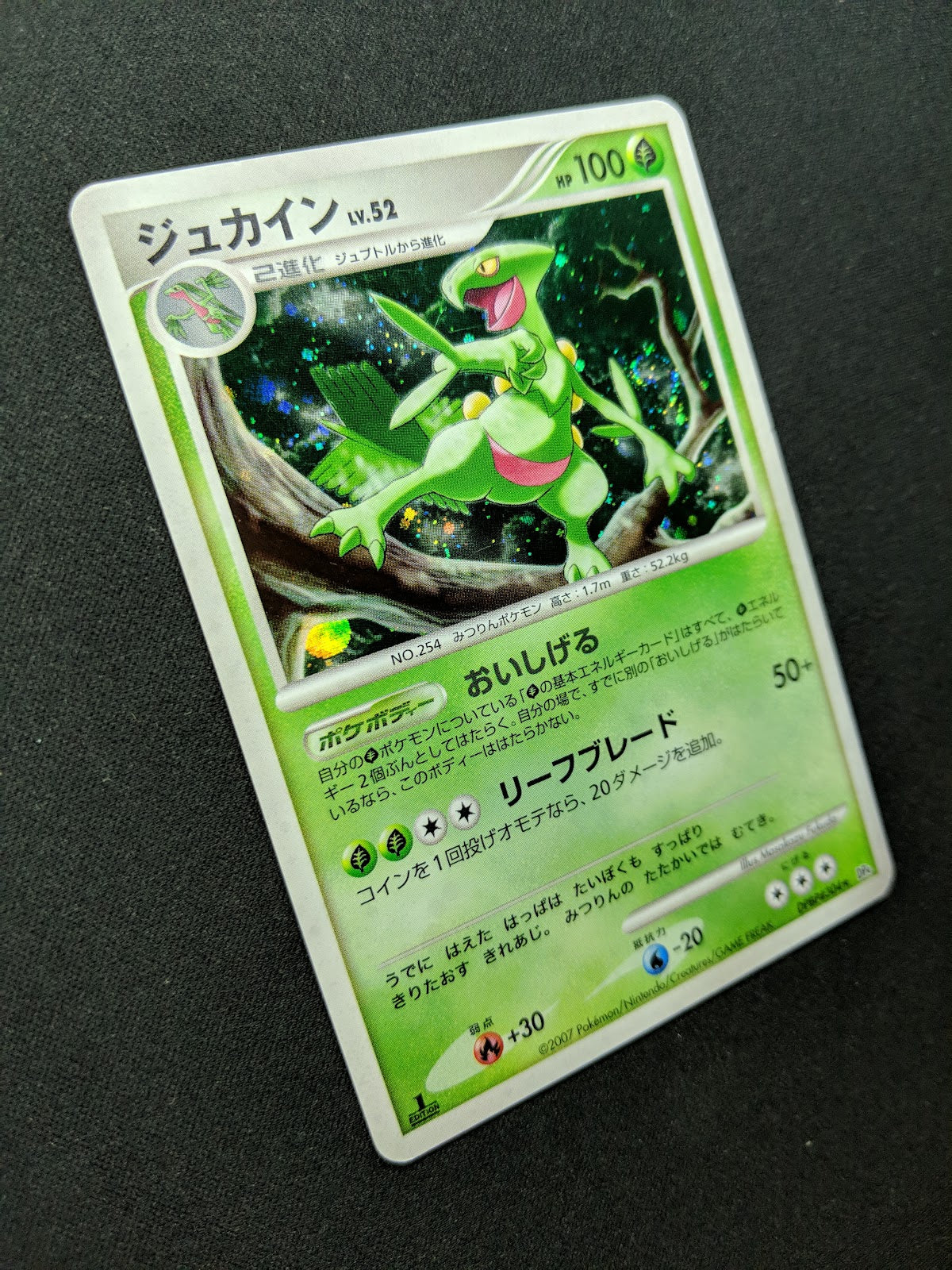 Sceptile DP4 Great Encounters Pokemon 1st Edition DPBP#304 Japanese Holo MP/LP