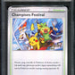 Champions Festival S-P Promo Pokemon Indonesian 2022 World Championships PSA 9