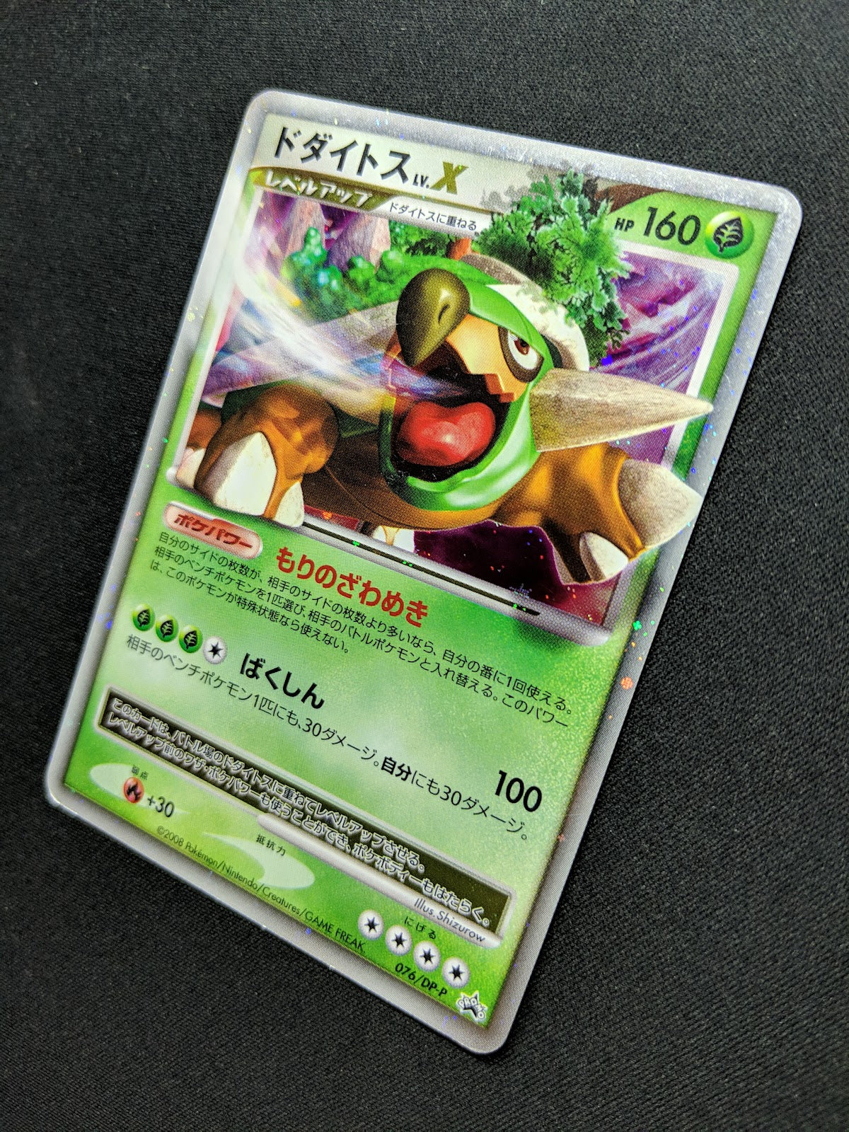 Torterra LV.X 076/DP-P Promo Pokemon Japanese Holo Foil 2008 Special Pack MP