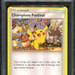 Champions Festival SM231 Promo Pokemon English 2019 World Championships PSA 9