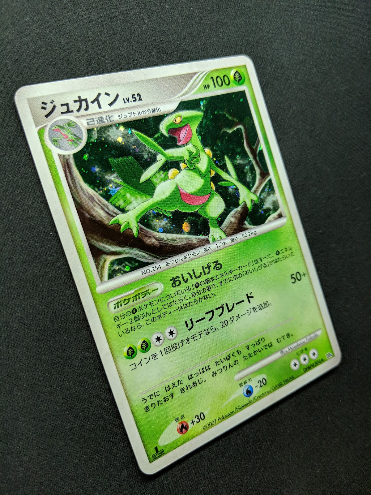 Sceptile DP4 Great Encounters Pokemon 1st Edition DPBP#304 Japanese Holo MP