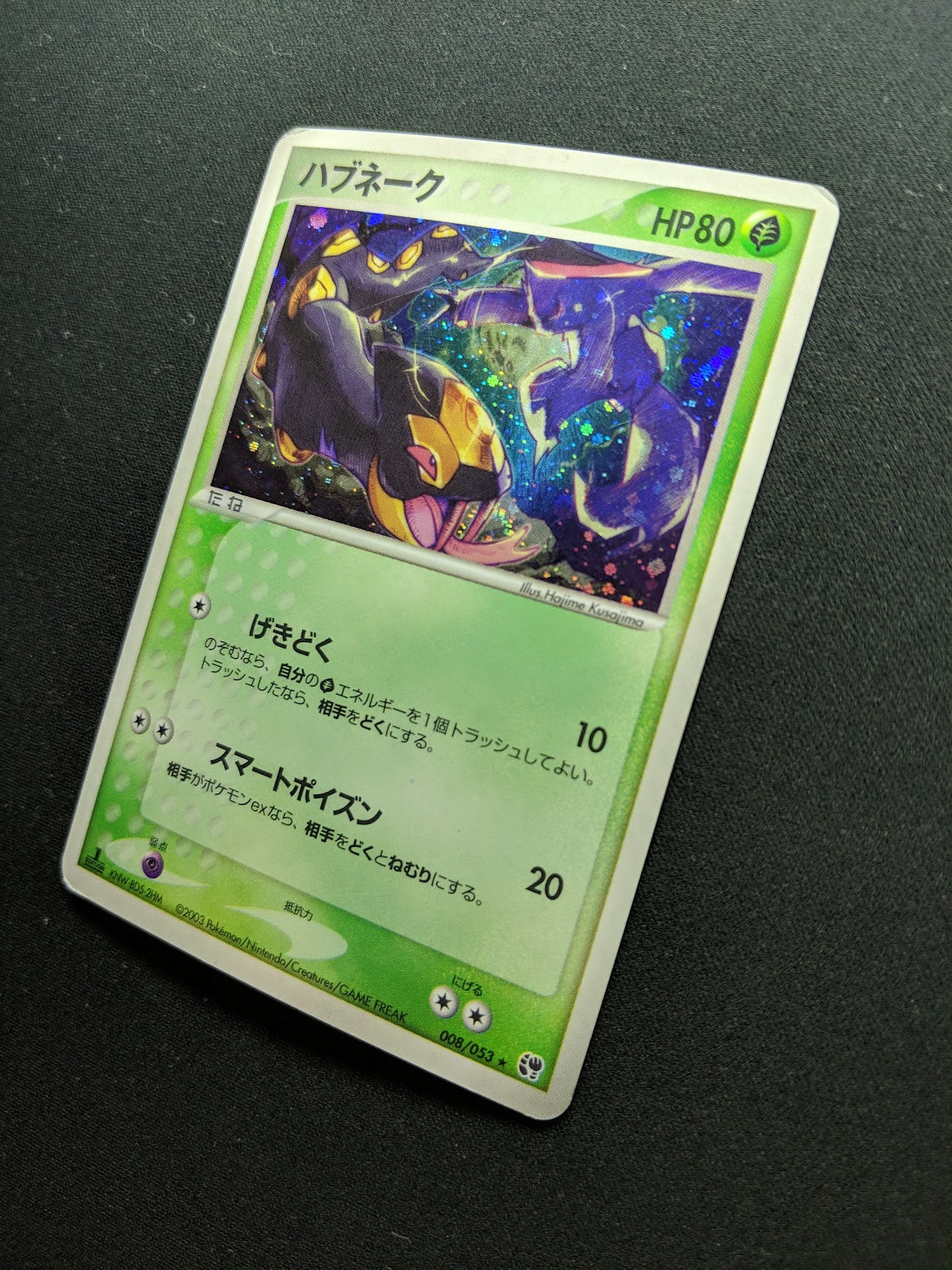 Seviper ex Sandstorm 008/053 Pokemon 1st Edition Japanese Rare Holo 2003 MP