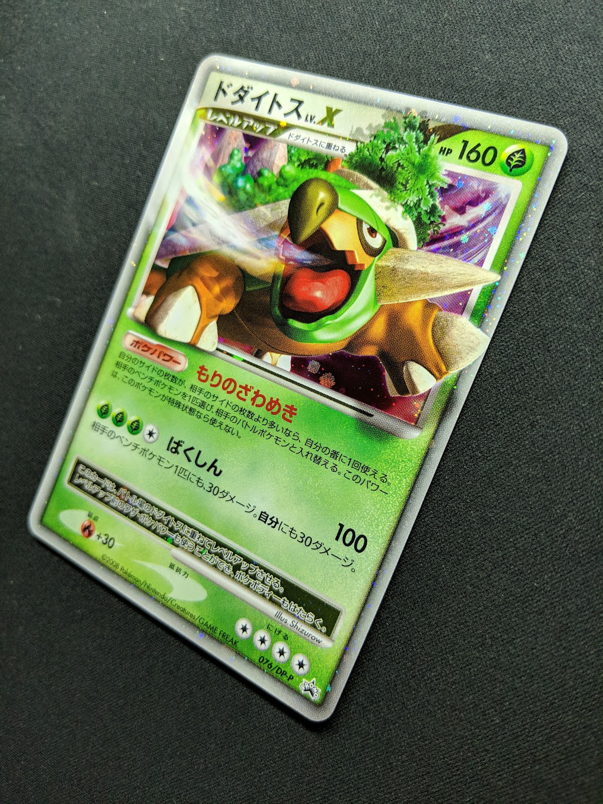 Torterra LV.X 076/DP-P Promo Pokemon Japanese Holo Foil 2008 Special Pack LP