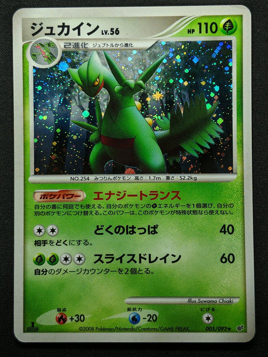 Sceptile Stormfront 005/092 Pokemon 1st Edition Japanese Rare Holo 2008 DP MP/LP